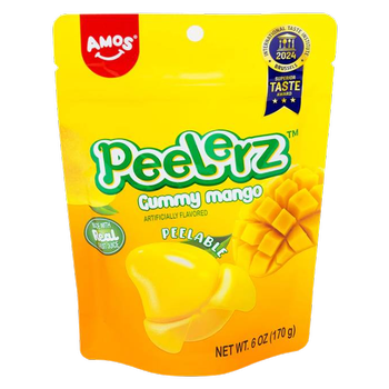 Amos Peelerz Gummy Mango 6oz