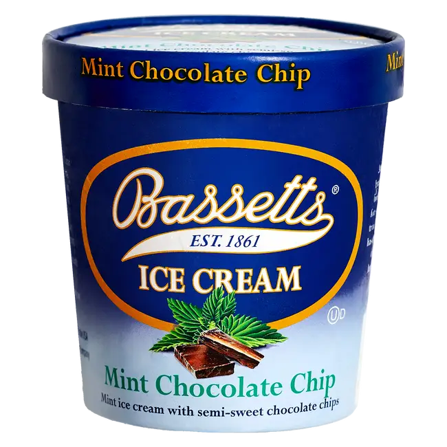 Bassetts Mint Chocolate Chip Ice Cream Pint