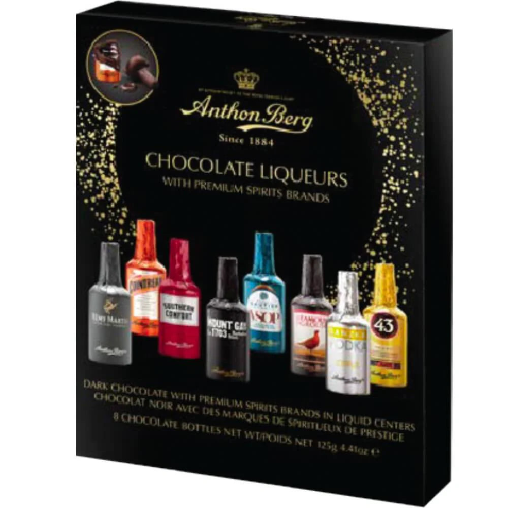 Anthon Berg Chocolate Liquor Bottles 8 Pack - 4.41oz