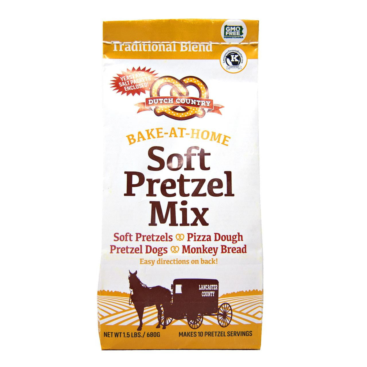 Dutch Country Soft Pretzel Mix 1.5 LB