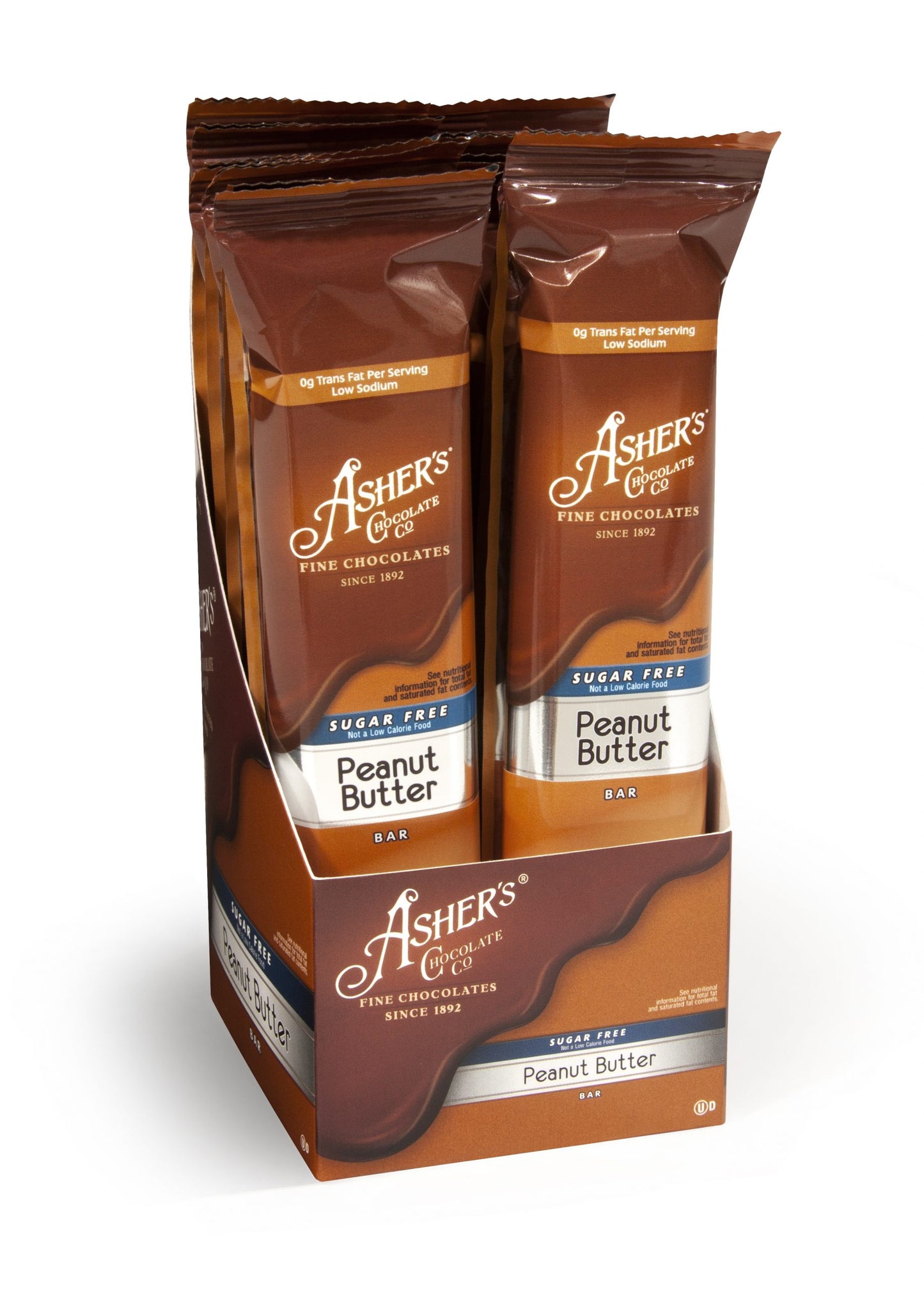 Asher's Sugar Free Peanut Butter Bars