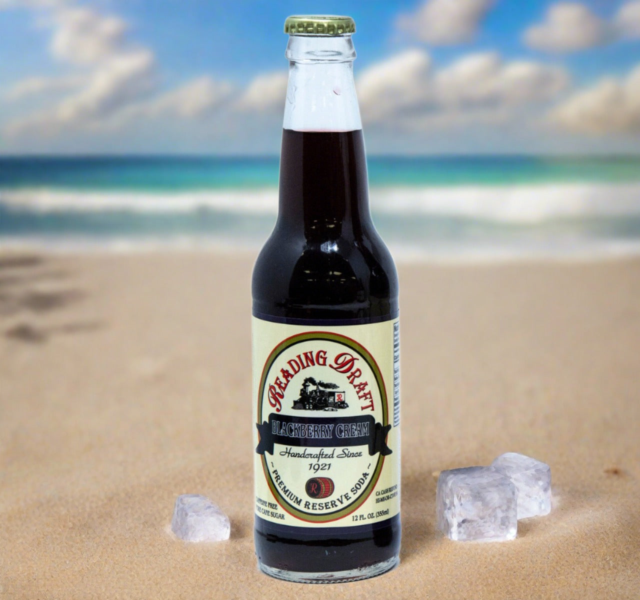 Reading Draft Blackberry Cream Soda (Glass) -12oz.