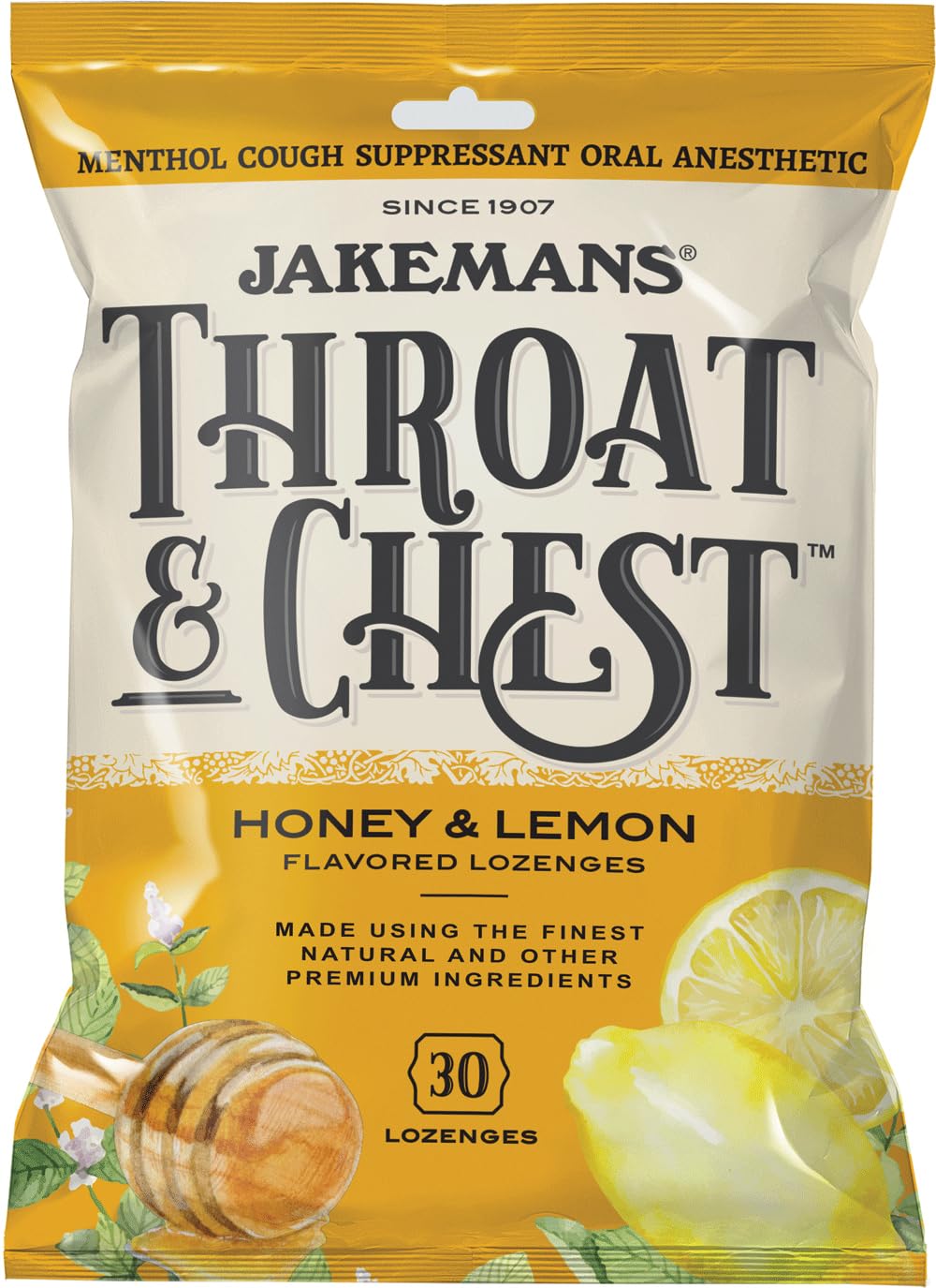 Jakemans Throat & Chest Honey & Lemon