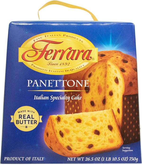 Ferrara Traditional Panettone Italian Specialty Cake 26.5oz