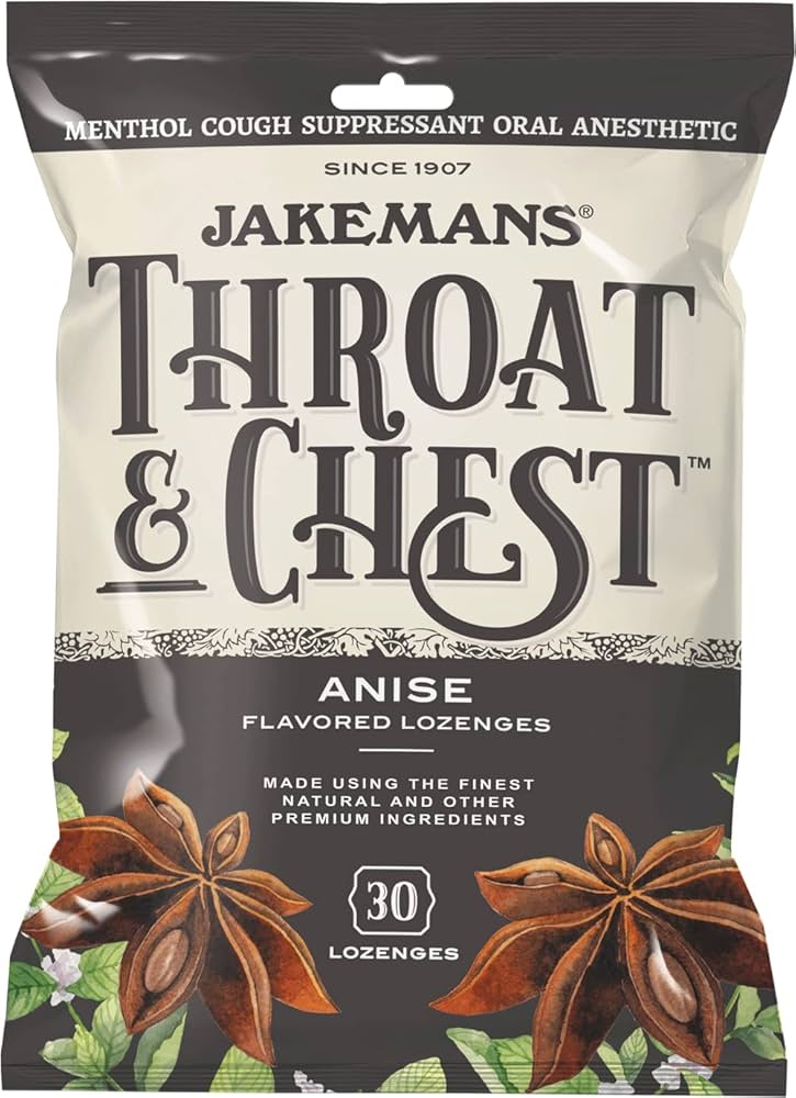 Jakemans Throat & Chest Anise Lozenges