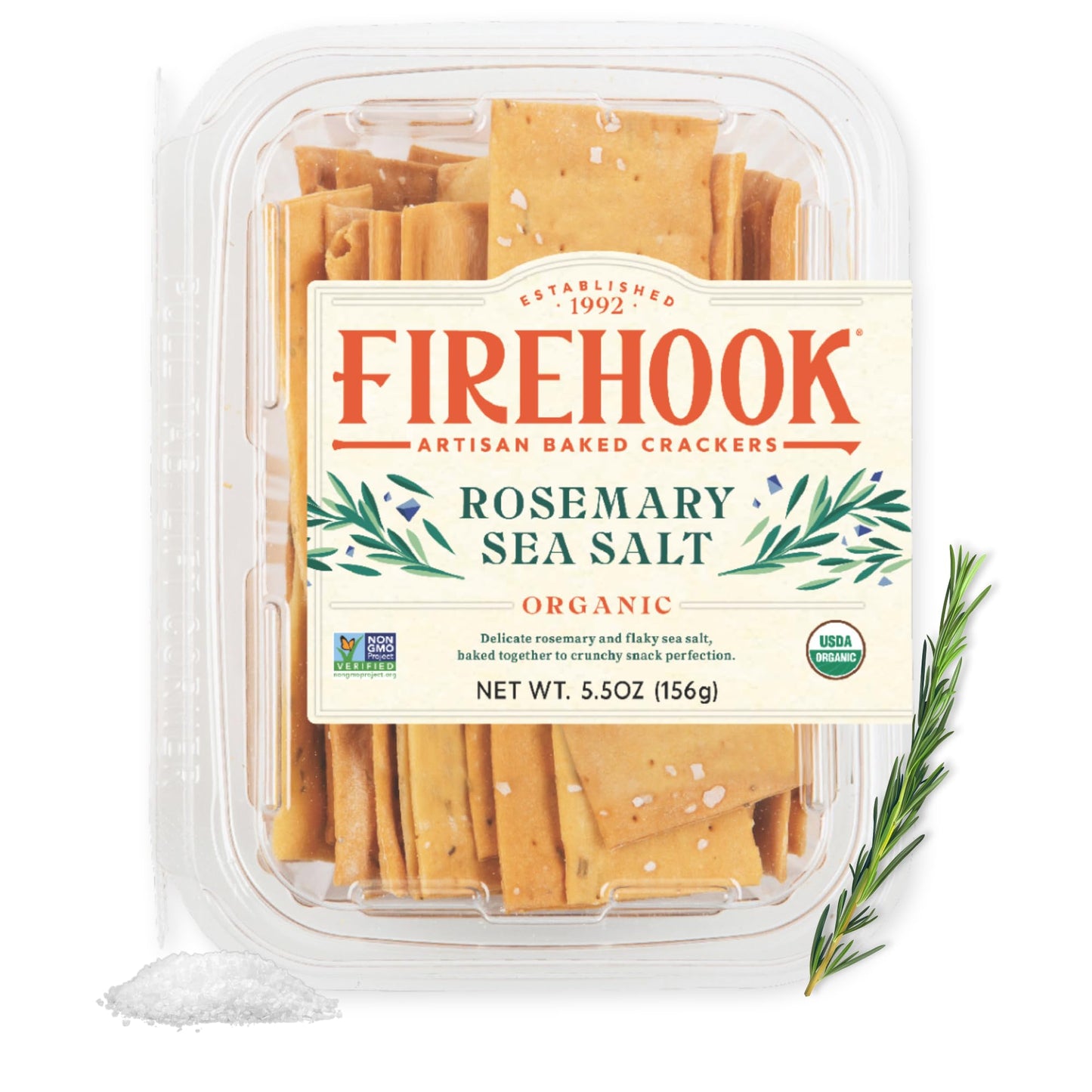 Firehook Rosemary Sea Salt Crackers