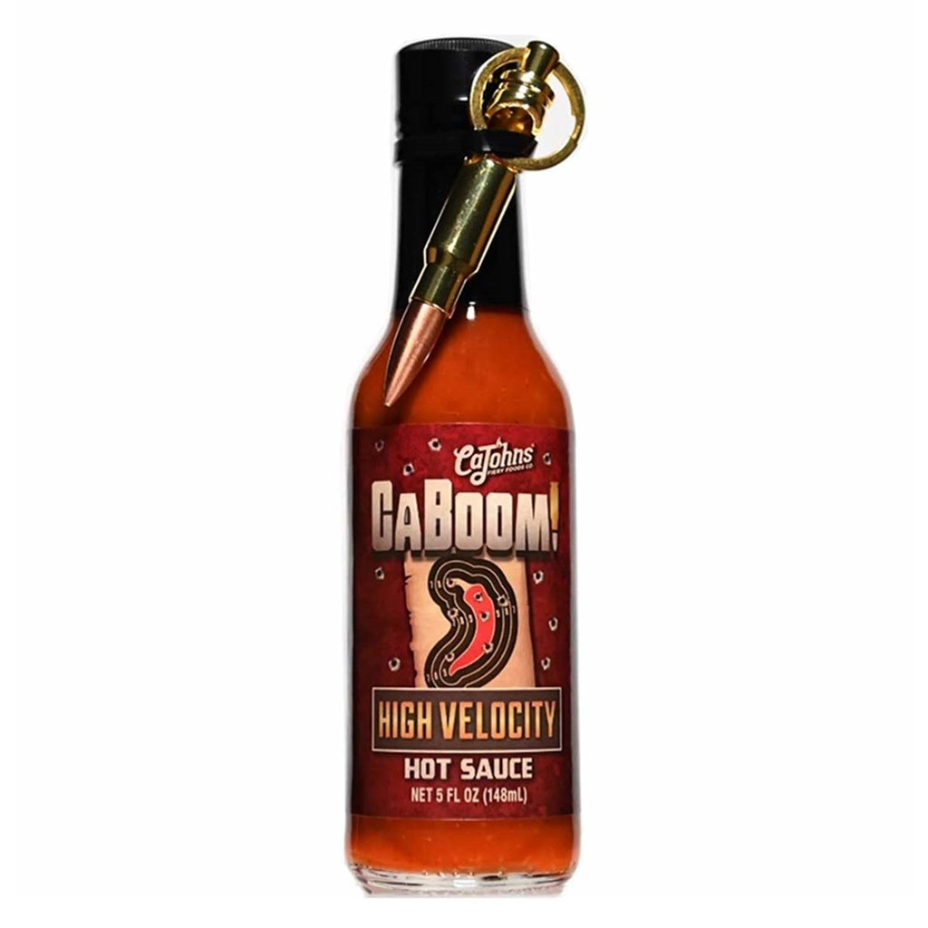 CaJohns CaBoom! High Velocity Hot Sauce with Bullet Keychain