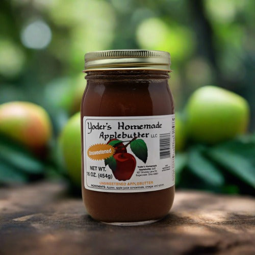 Yoder's 16 oz. Homemade Apple Butter (No Sugar Added)