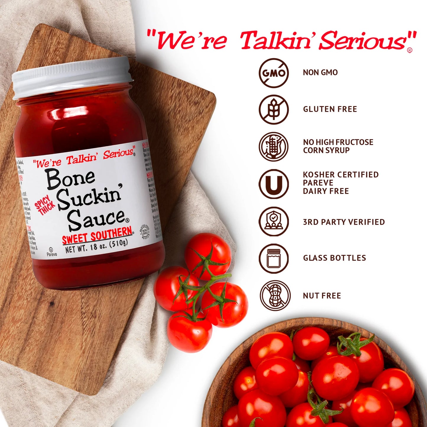 Bone Suckin’ Sauce Thick + Spicy Sweet Southern