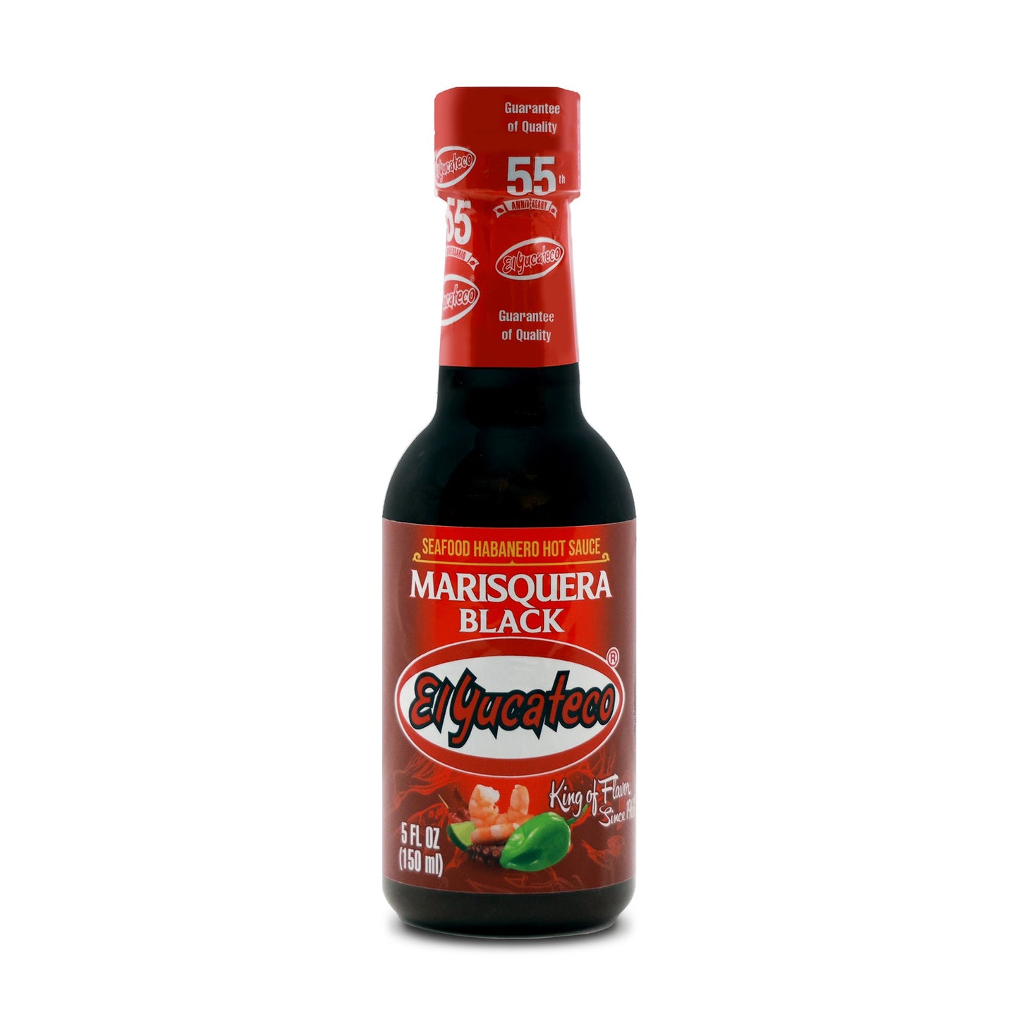 El Yucateco Black Marisquera Hot Sauce - 5oz