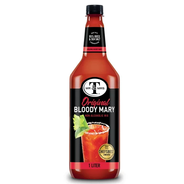 Mr & Mrs T Original Bloody Mary Mix, 1 L (33.8 FL OZ)