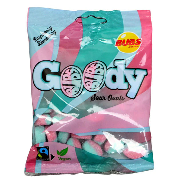BUBS Goody Raspberry Blueberry Sour Ovals