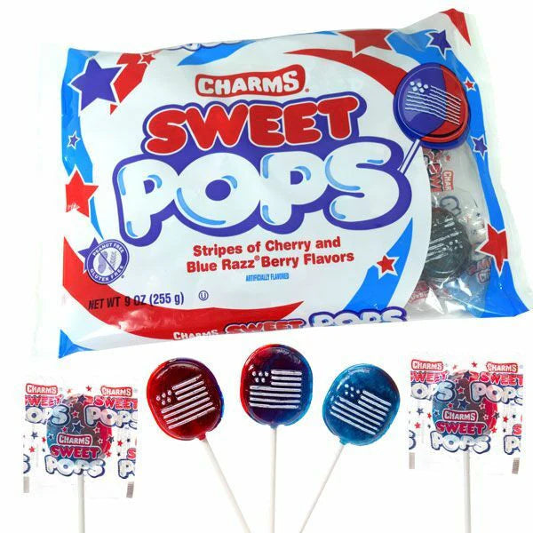 Charms Sweet Pops USA Flag Bag - 9 Oz