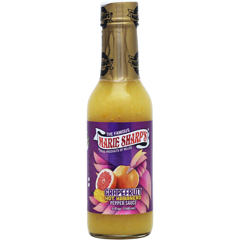 Marie Sharp's Grapefruit Hot Habanero Pepper Sauce