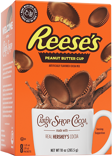 REESE’S Peanut Butter Cup cocoa mix. - 10oz