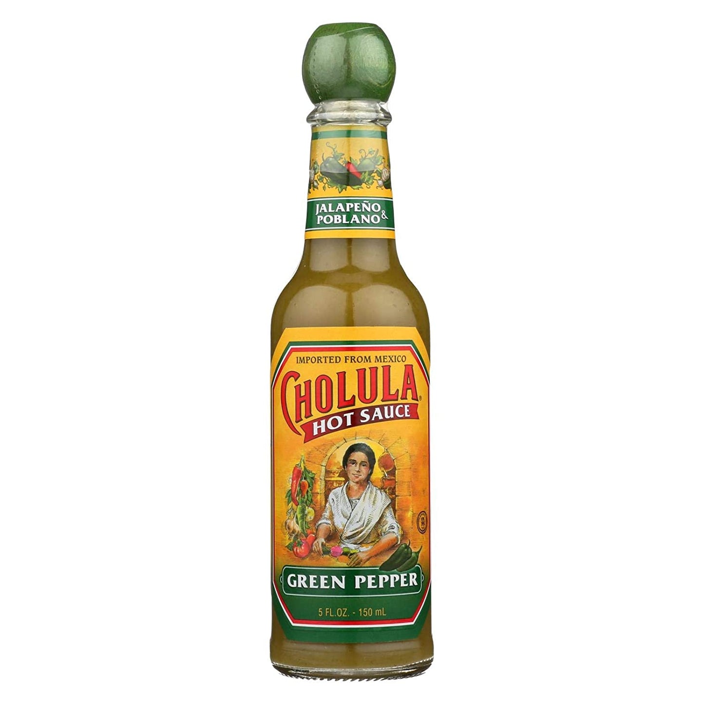 Cholula Green Pepper Hot Sauce 5oz