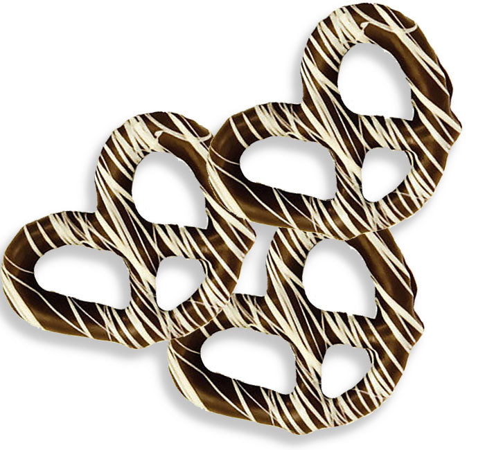 Asher's Gourmet Dark Pretzel with White String