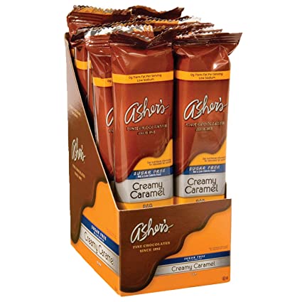 Asher's Sugar Free Caramel Chocolate Bar