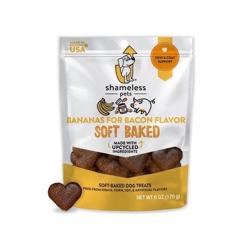 Shameless Pets Bananas for Bacon Flavor Dog Treats
