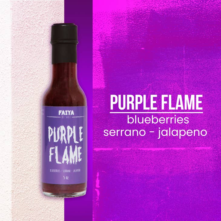 HOT BOX PHILLY Purple Flame Hot sauce