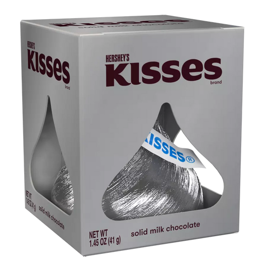 HERSHEY'S KISSES Milk Chocolate Giant Candy -1.45oz