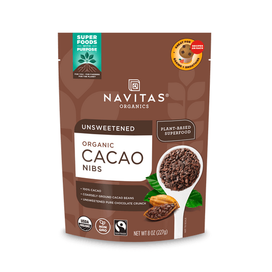 Navitas Unsweetened Organic Cacao Nibs - 8oz