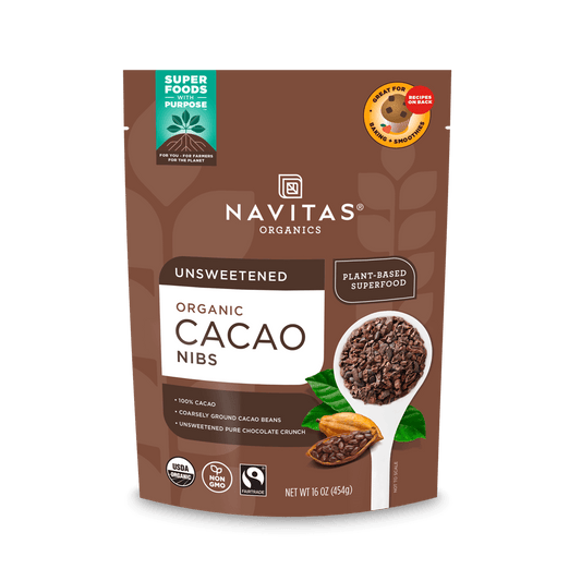 Navitas Unsweetened Organic Cacao Nibs - 16oz