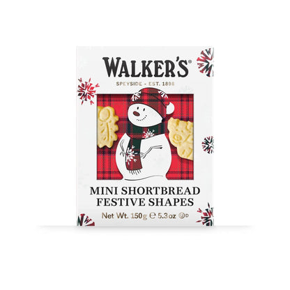Walkers Mini Festive Shapes Snowman Box 5.3 oz