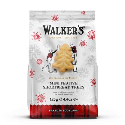Walkers Festive Mini Bag Shortbread Trees 4.4 oz.