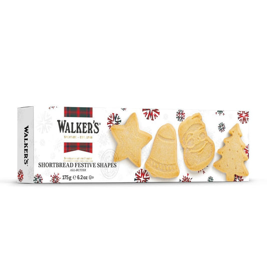 Walkers Shortbread Festive Shapes 6.2 oz