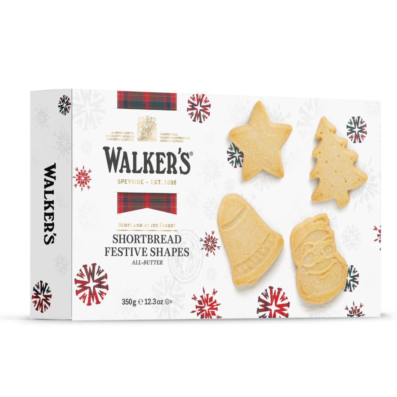 Walkers Festive Shapes Shortbread 12.3 oz