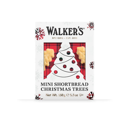 Walkers Mini Christmas Tree Shortbread Box 5.3 oz.