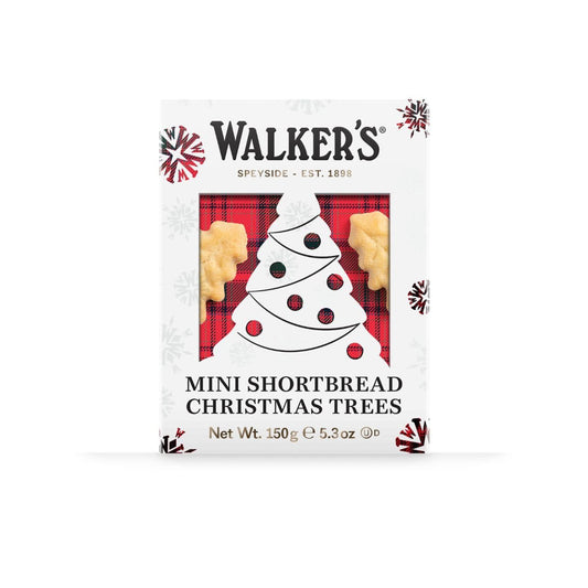 Walkers Mini Christmas Tree Shortbread Box 5.3 oz.