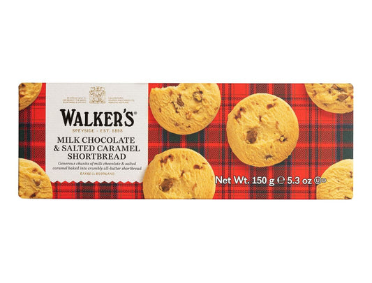 Walkers Salted Caramel & Milk Chocolate Chunk Shortbread