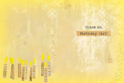 Shine On, Birthday Girl! - Birthday Greeting from Leanin' Tree