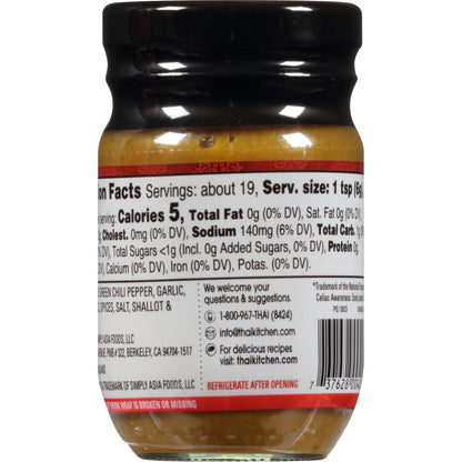 Thai Kitchen Gluten Free Green Curry Paste, 4 Ounce