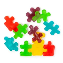 3D Gummi Puzzle Pieces