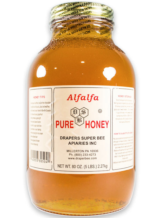 Draper's Super Bee Apiaries Alfalfa Honey - 5lb