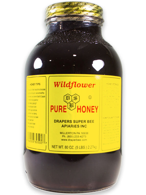 Draper's Super Bee Apiaries Wildflower Honey - 5lbs