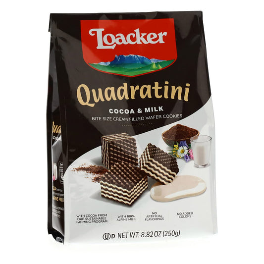 Loacker Quadratini Cocoa & Milk