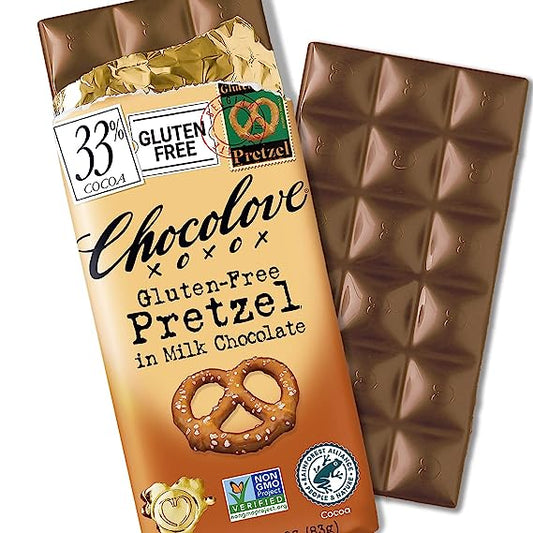 Chocolove Gluten-Free Pretzel in Milk Chocolate