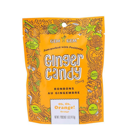 Gem Gem Original Ginger Candy (4 flavors)