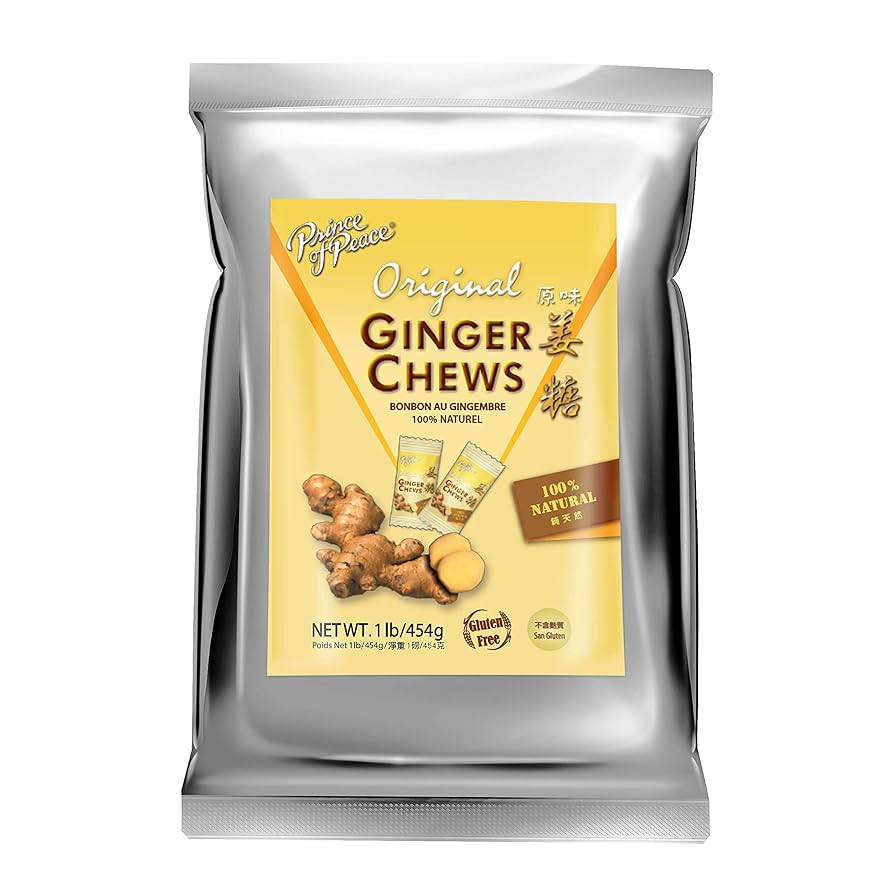 Prince of Peace Original Ginger Chews 1lb Bag
