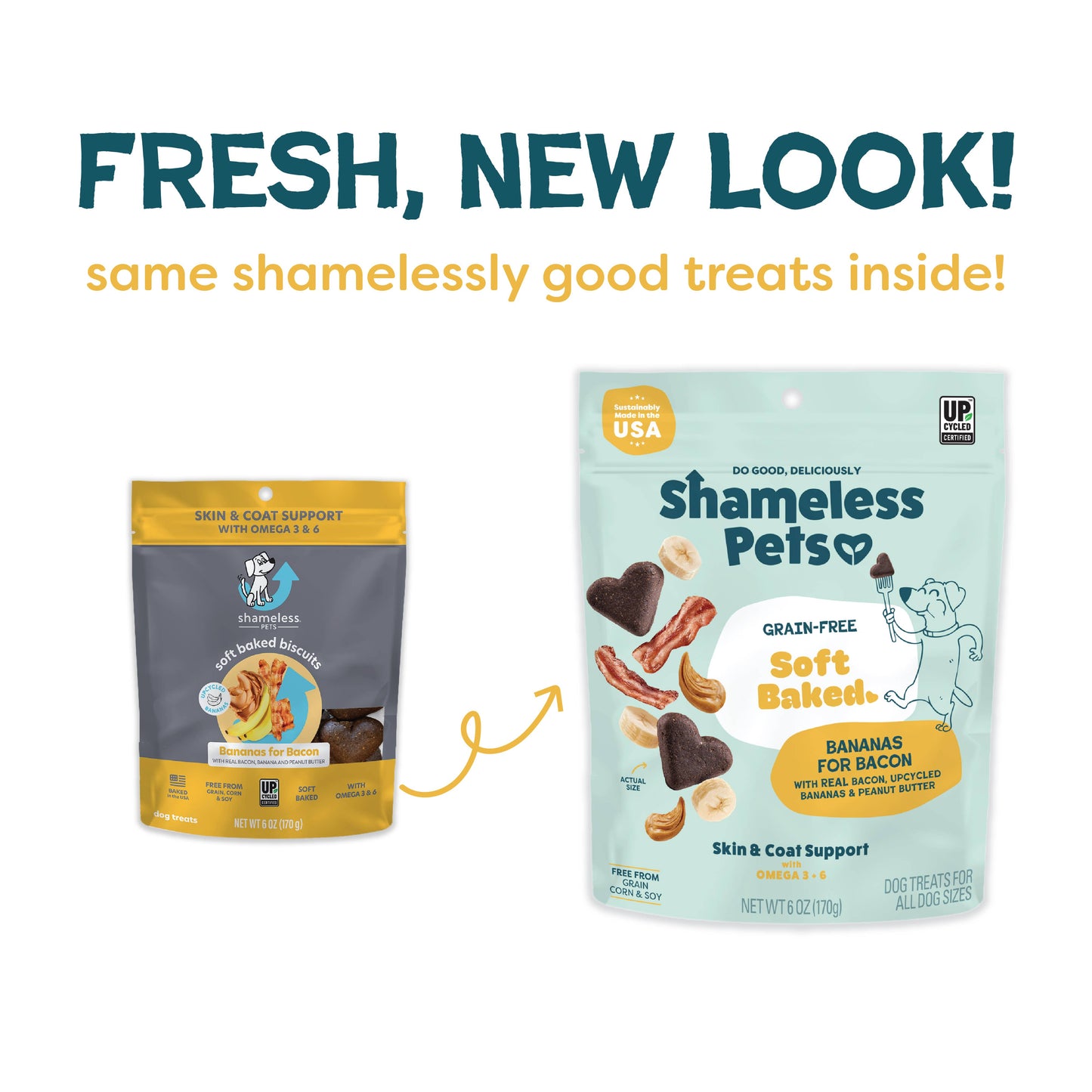 Shameless Bananas For Bacon Soft Baked Dog Treats