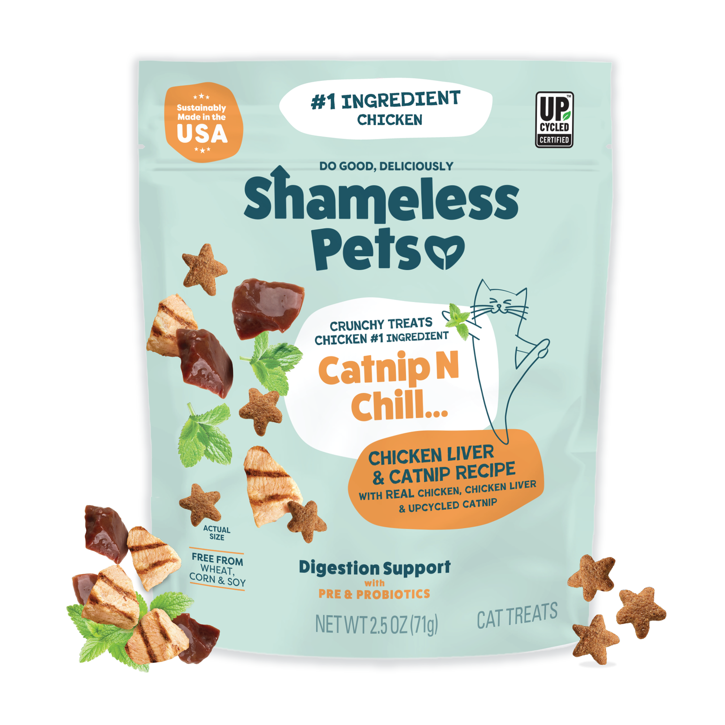 Shameless Catnip N Chill Chicken Liver 2.5oz