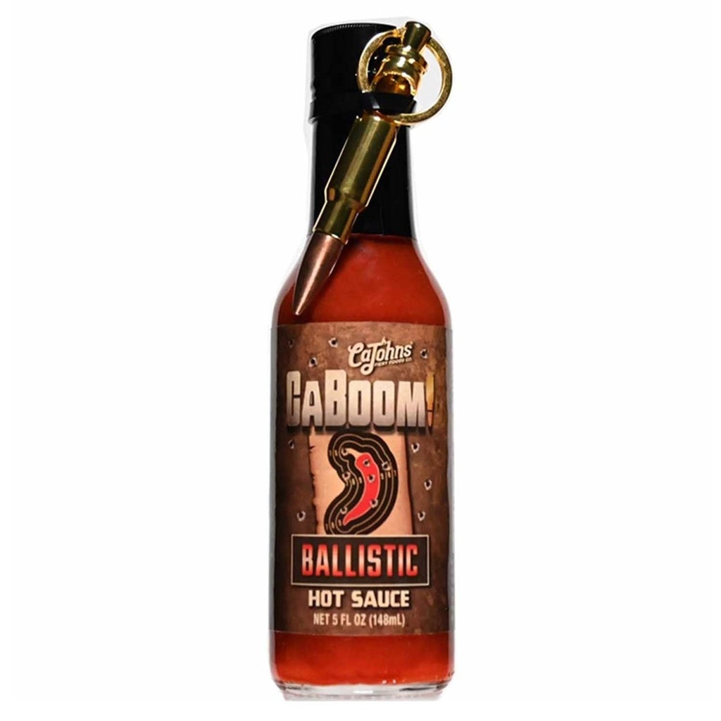 CaJohns CaBoom! Ballistic Hot Sauce with Bullet Keychain