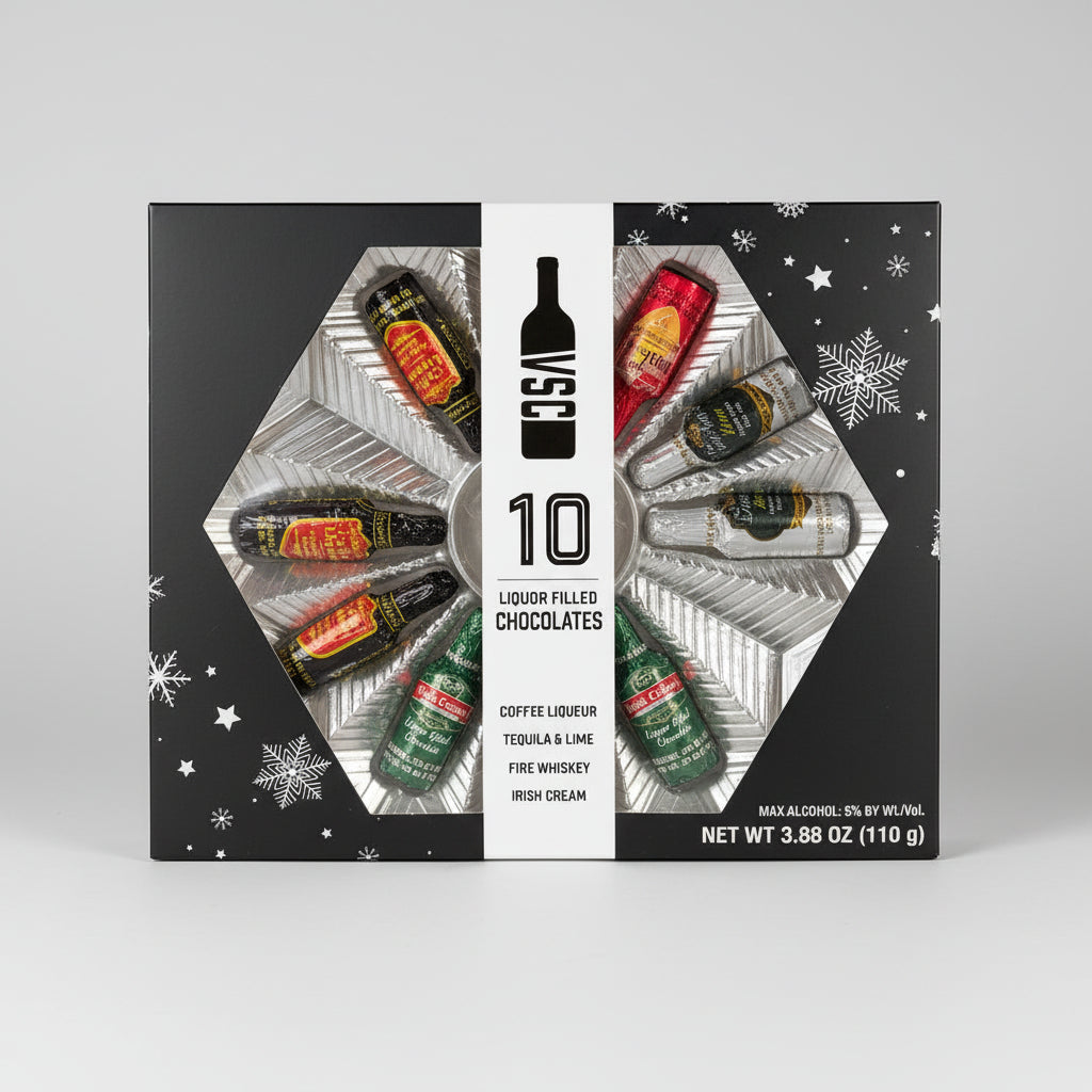 VSC Liquor Filled Chocolate 10 Count - 3.88 oz