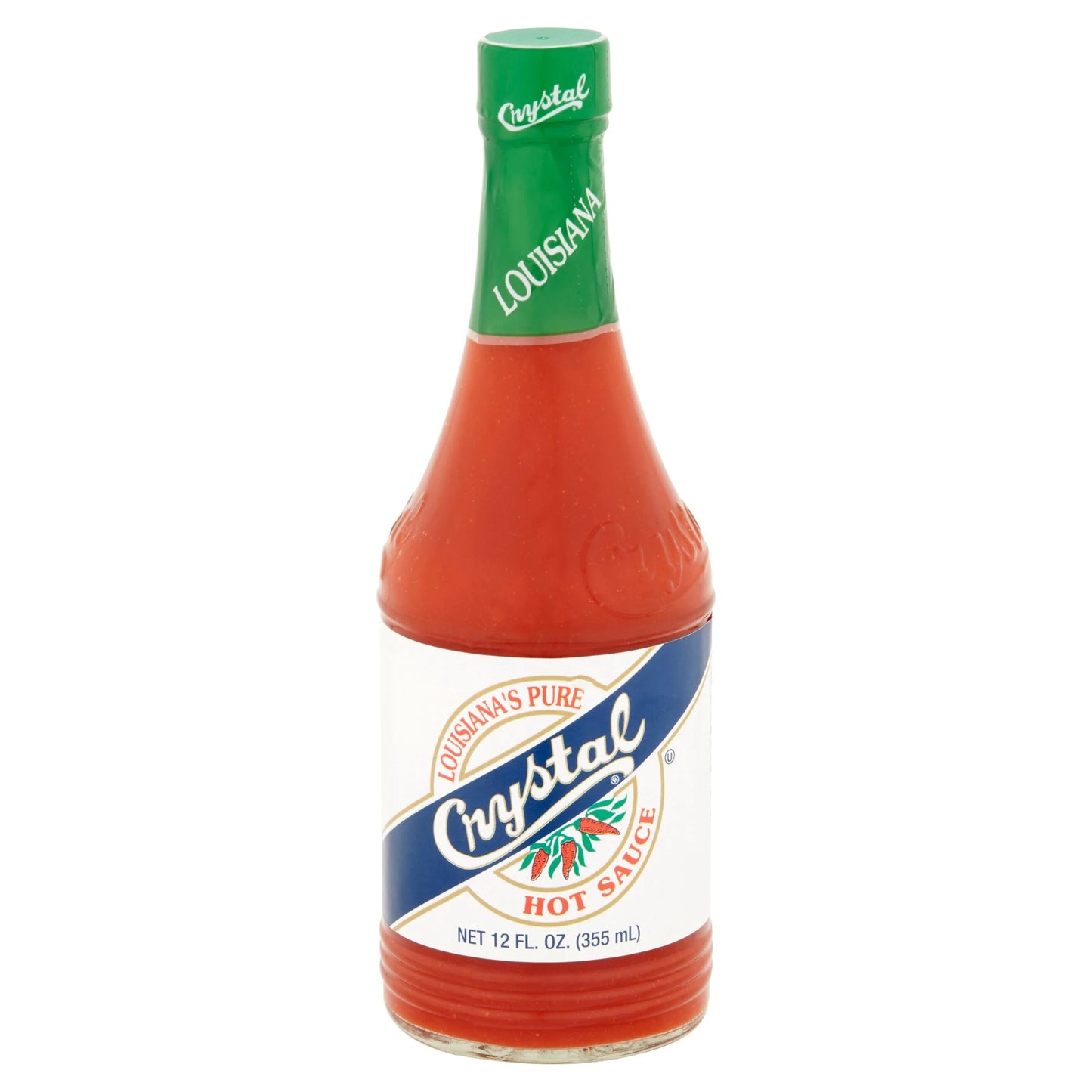 Louisiana's Pure Crystal Hot Sauce Bottle - 12 Fl. Oz.