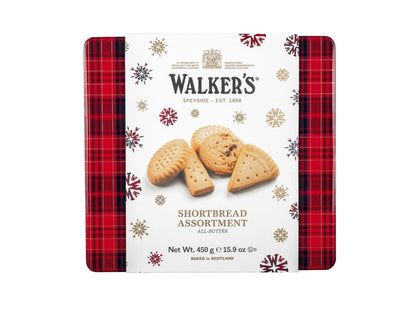 Walker's Festive Shortbread Assortment Tin 15.9 oz