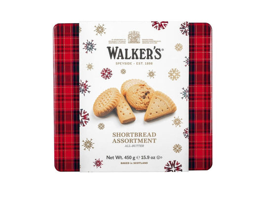 Walker's Festive Shortbread Assortment Tin 15.9 oz